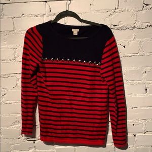 J. Crew Embellished Sweater